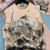 Cream male and female cotton armless
