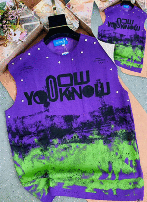 Cotton Armless For Male & Female Vivid Purple