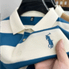 Blue High Quality Collar Neck T-Shirt