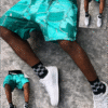 Green Joggers Short Knicker